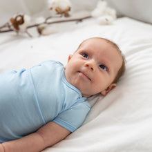 Load image into Gallery viewer, Blue Organic Cotton Baby Shirt