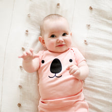 Load image into Gallery viewer, Organic Cotton Baby Koala Set in Pink
