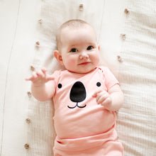 Load image into Gallery viewer, Organic Cotton Baby Koala Set in Pink