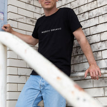 Load image into Gallery viewer, Organic Logo Black T-shirt - Man