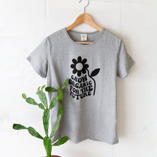 Load image into Gallery viewer, Grow Organic T-shirt Grey Marle
