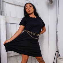 Load image into Gallery viewer, Organic Cotton T-shirt Dress Made in Australia Stretchy