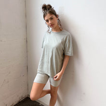 Load image into Gallery viewer, Organic cotton oversized t-shirt grey marle