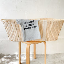 Load image into Gallery viewer, Sweet Little Possum Organic Baby T-shirt - Grey Marle