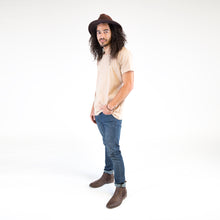 Load image into Gallery viewer, Mens Organic Cotton T-shirt Beige