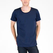 Load image into Gallery viewer, Mens Organic Cotton T-shirt Navy 2 Pack

