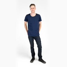 Load image into Gallery viewer, Mens Organic Cotton T-shirt Navy