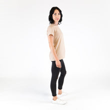 Load image into Gallery viewer, Women's Organic Cotton T-shirt Beige