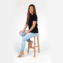 Load image into Gallery viewer, Women's Organic Cotton T-shirt Black