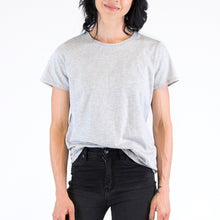 Load image into Gallery viewer, Womens Organic Cotton T-shirt Grey Marle