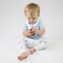 Load image into Gallery viewer, Blue Organic Cotton Baby Shirt