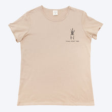 Load image into Gallery viewer, Womens Organic T-shirt Beige

