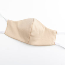 Load image into Gallery viewer, Beige 100% Organic Cotton Face Mask
