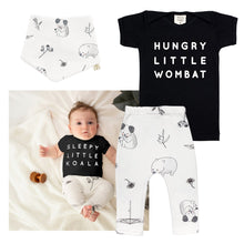 Load image into Gallery viewer, Organic cotton Australiana baby clothes