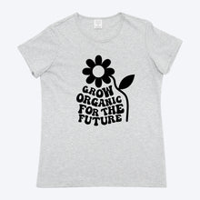 Load image into Gallery viewer, Grow Organic T-shirt Grey Marle