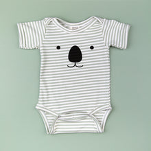 Load image into Gallery viewer, Koala striped baby bodysuit - onesie