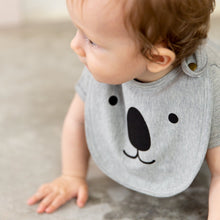 Load image into Gallery viewer, Organic Cotton Bib - Grey Marle