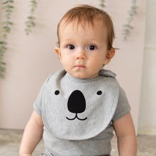 Load image into Gallery viewer, Organic Cotton Bib - Grey Marle