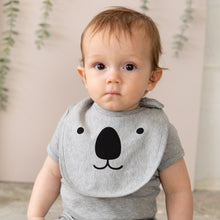Load image into Gallery viewer, Organic Cotton Bib - Grey Marle