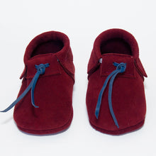 Load image into Gallery viewer, Maroon Suede Booties