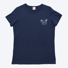 Load image into Gallery viewer, Womens Organic T-shirt Navy