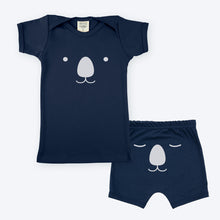 Load image into Gallery viewer, Organic Cotton Baby Set -Navy