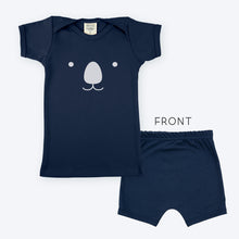Load image into Gallery viewer, Organic Cotton Baby Set -Navy
