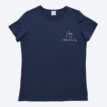 Load image into Gallery viewer, Womens Organic T-shirt Navy
