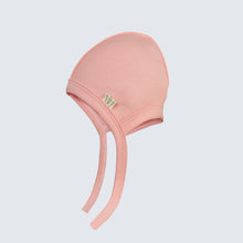 Load image into Gallery viewer, Pink Organic Cotton Baby Bonnet