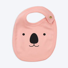 Load image into Gallery viewer, Organic Cotton Koala Bib in Pink