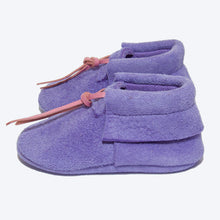 Load image into Gallery viewer, Purple Suede Booties