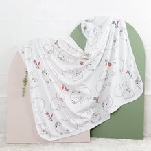 Load image into Gallery viewer, Baby Organic Cotton Blanket - Wombats
