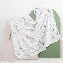 Load image into Gallery viewer, Baby Organic Cotton Blanket - Wombats