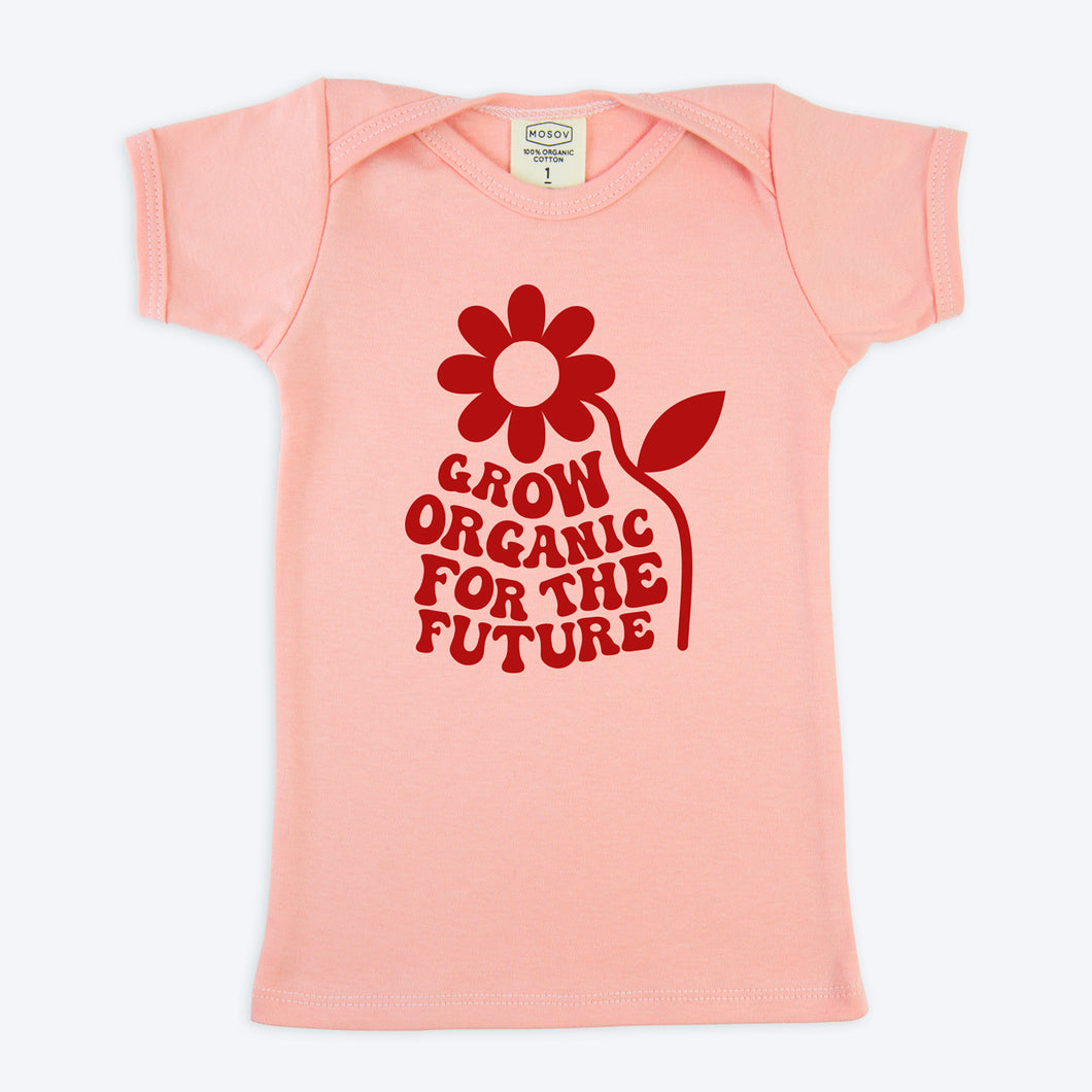 Grow Organic Organic Baby T-shirt | Pink
