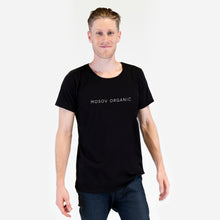 Load image into Gallery viewer, Organic Logo Black T-shirt - Man
