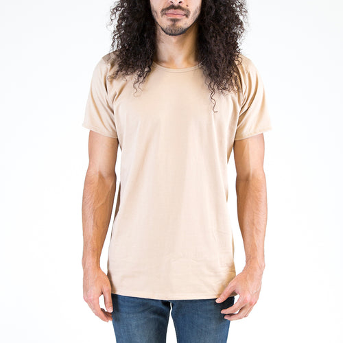 Mens Organic Cotton T-shirt Beige