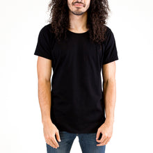 Load image into Gallery viewer, Mens Organic Cotton T-shirt Black 2 Pack
