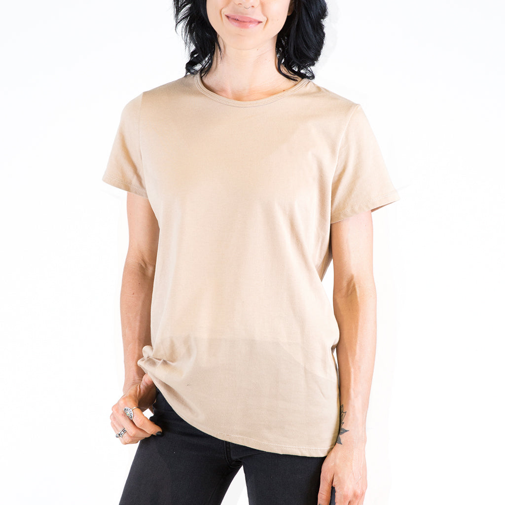 Women's Organic Cotton T-shirt Beige