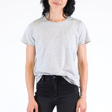 Load image into Gallery viewer, Womens Organic Cotton T-shirt Grey Marle
