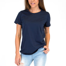 Load image into Gallery viewer, Womens Organic T-shirt Navy
