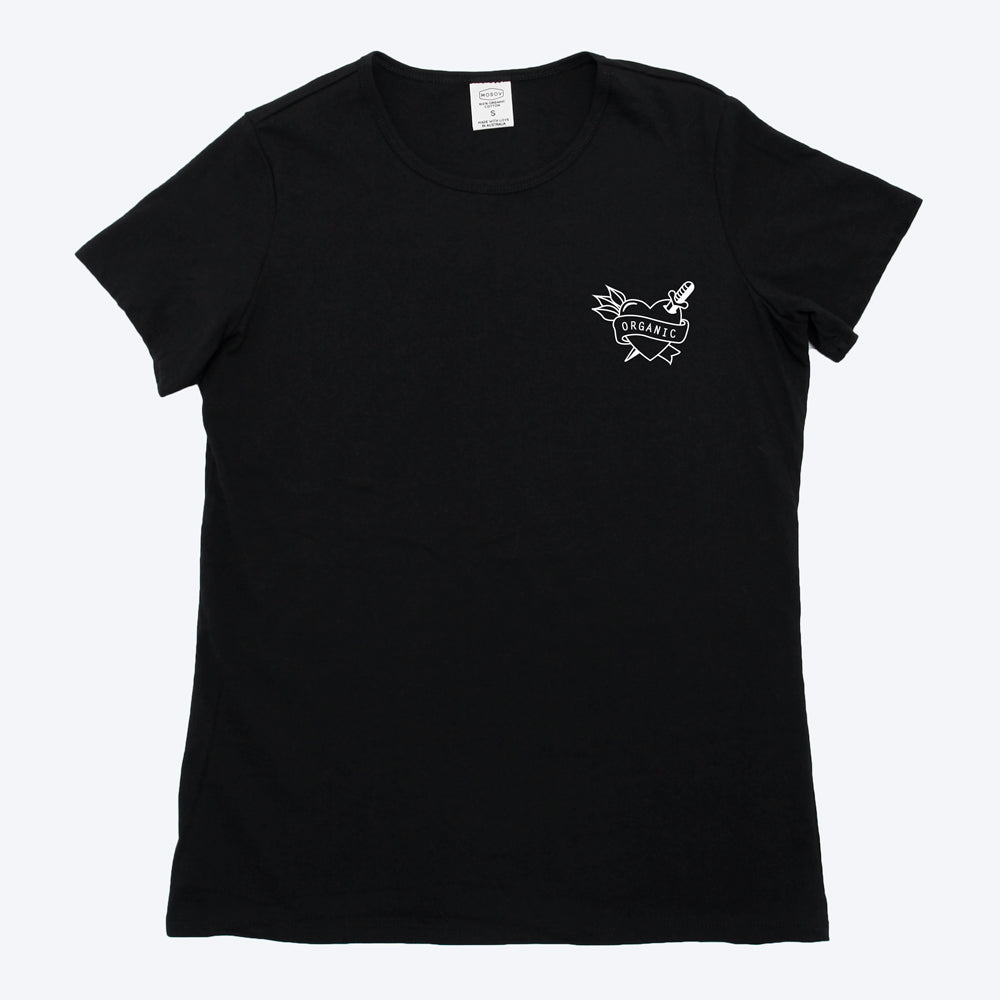 Womens Organic T-shirt Black