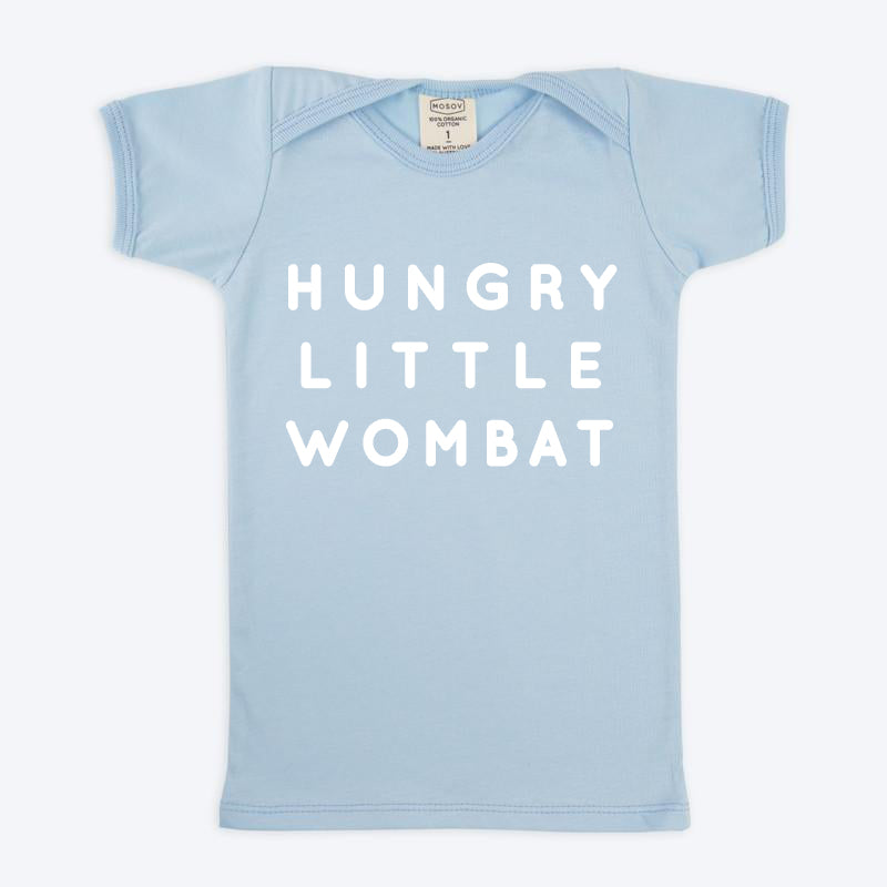 Organic Cotton Baby Shirt Hungry Wombat
