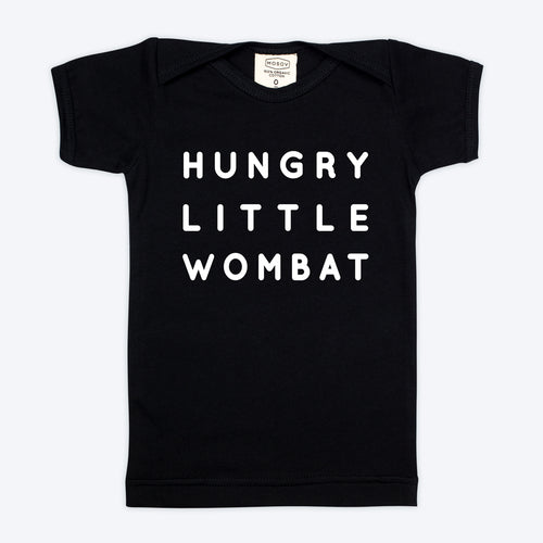 Baby Organic Cotton T-shirt - Hungry Little Wombat