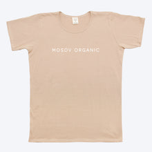 Load image into Gallery viewer, Organic Cotton Logo T-shirt - beige
